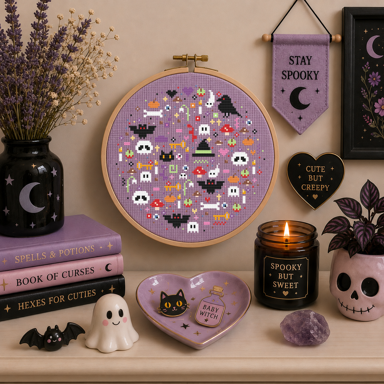 Spooky Nights Cross Stitch Pattern - Image 4