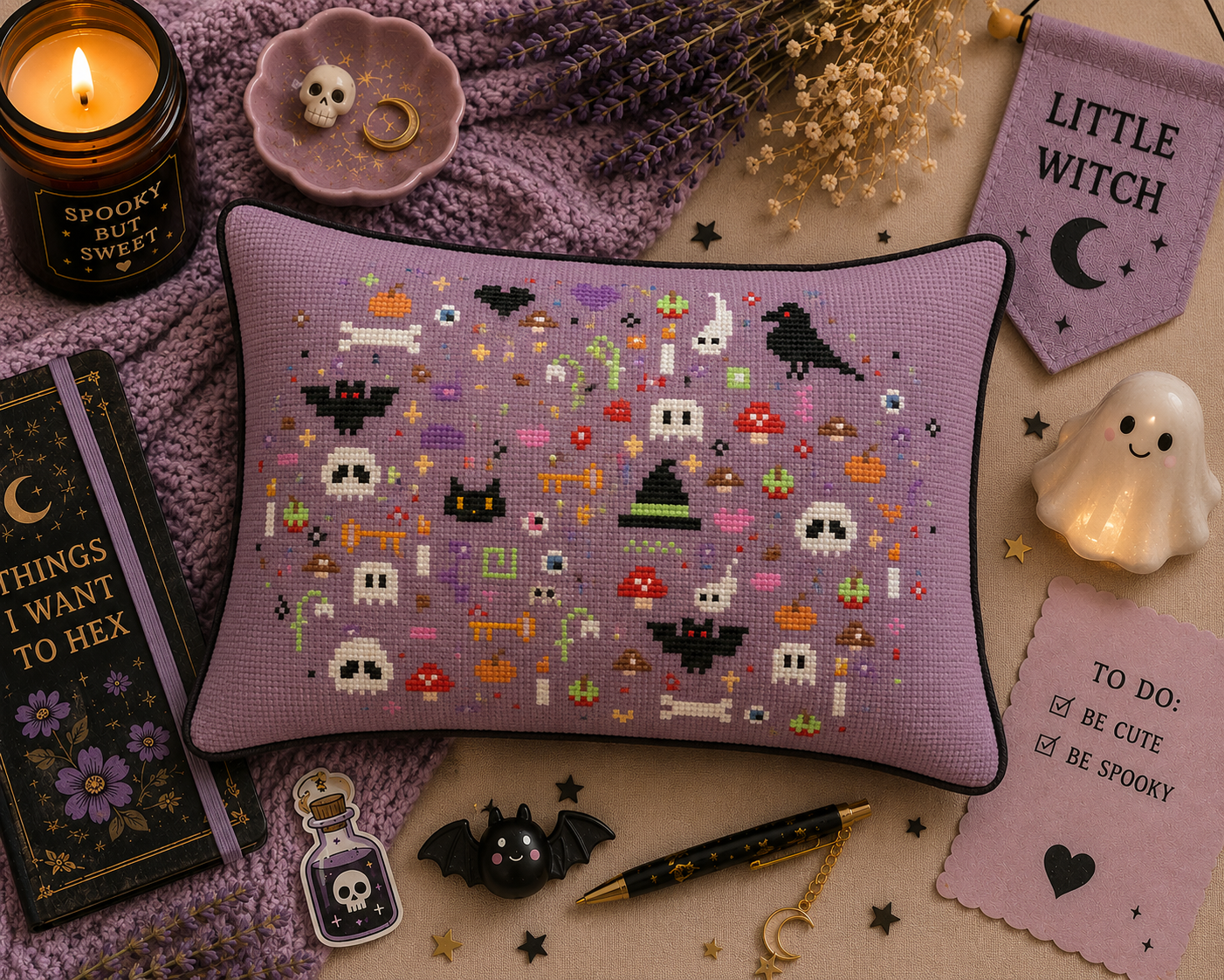 Spooky Nights Cross Stitch Pattern - Image 3