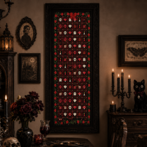 Spooky Rose Tapestry Cross Stitch Pattern