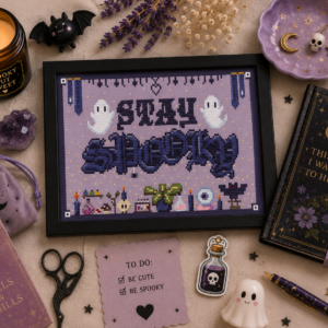 Stay Spooky Cross Stitch Pattern