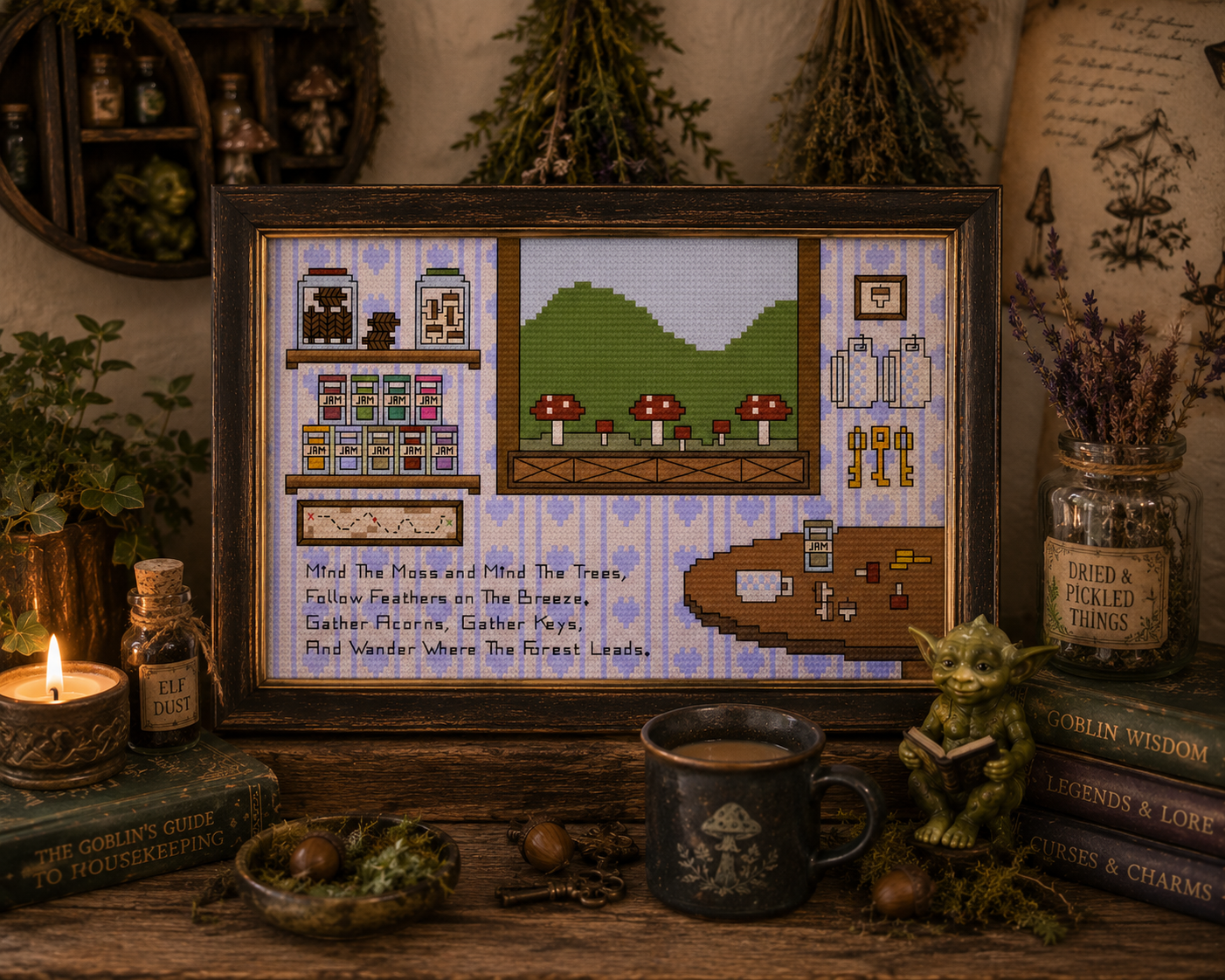 Goblins Cottage Cross Stitch Pattern - Image 2