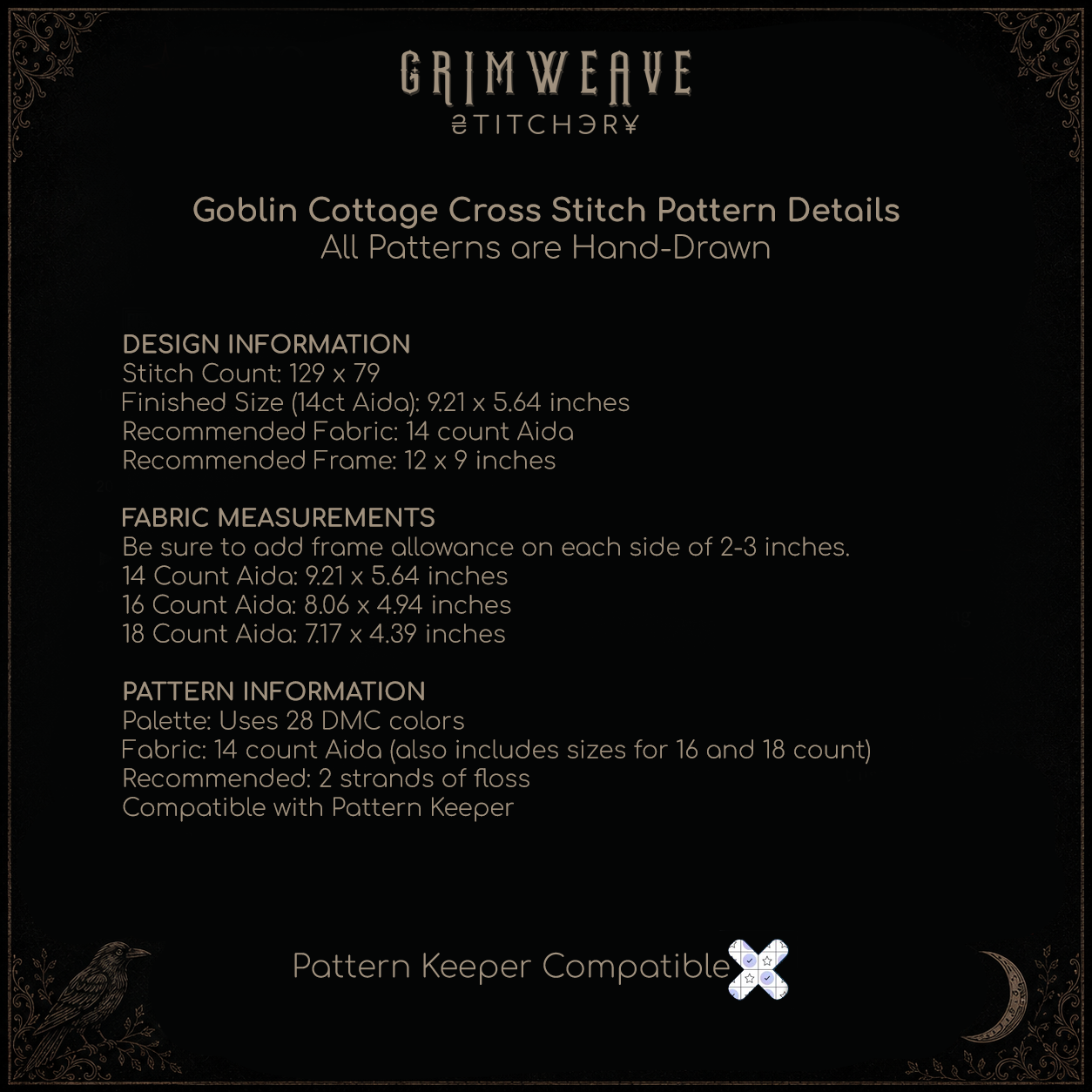 Goblins Cottage Cross Stitch Pattern - Image 5