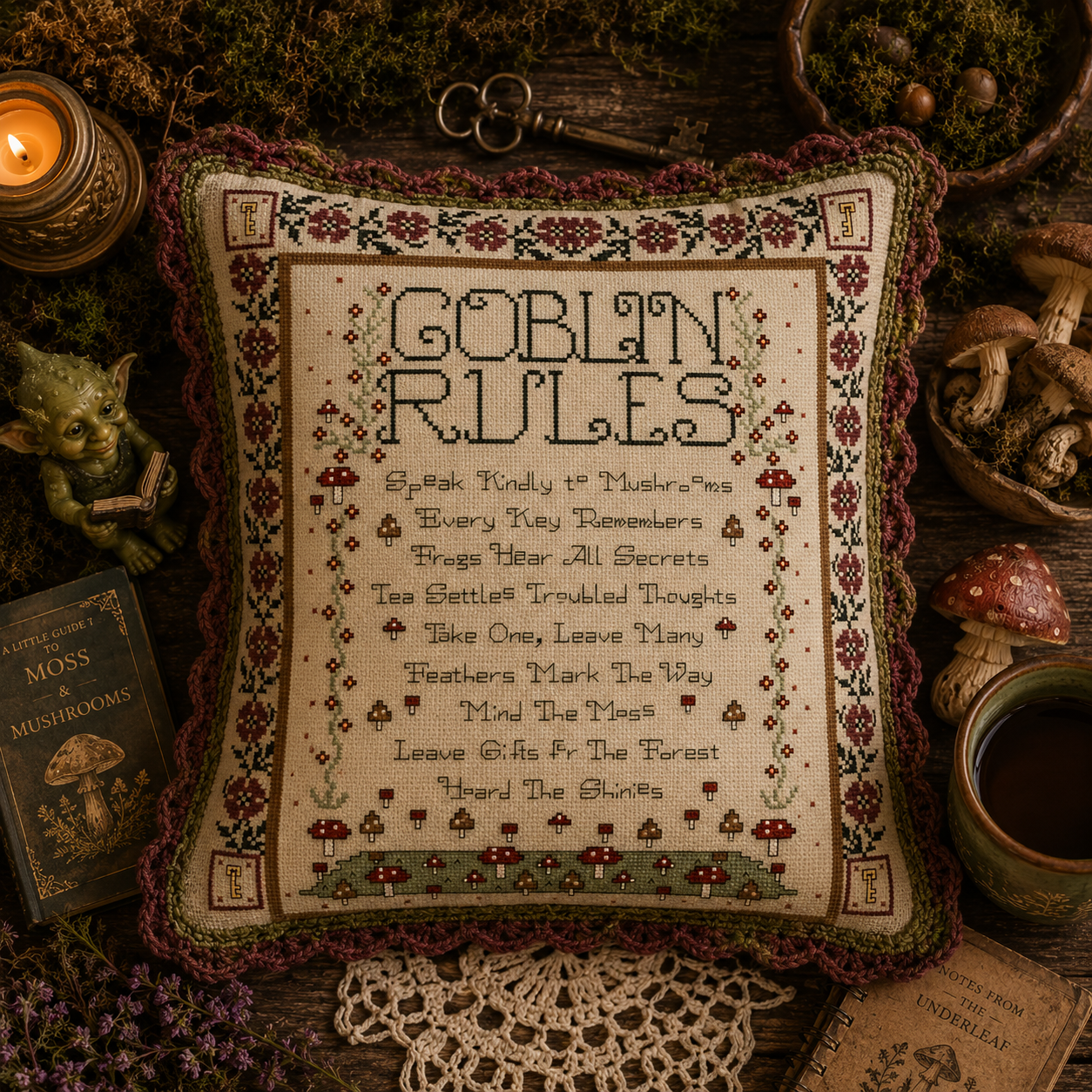 Goblins Rules Cross Stitch Pattern - Image 2