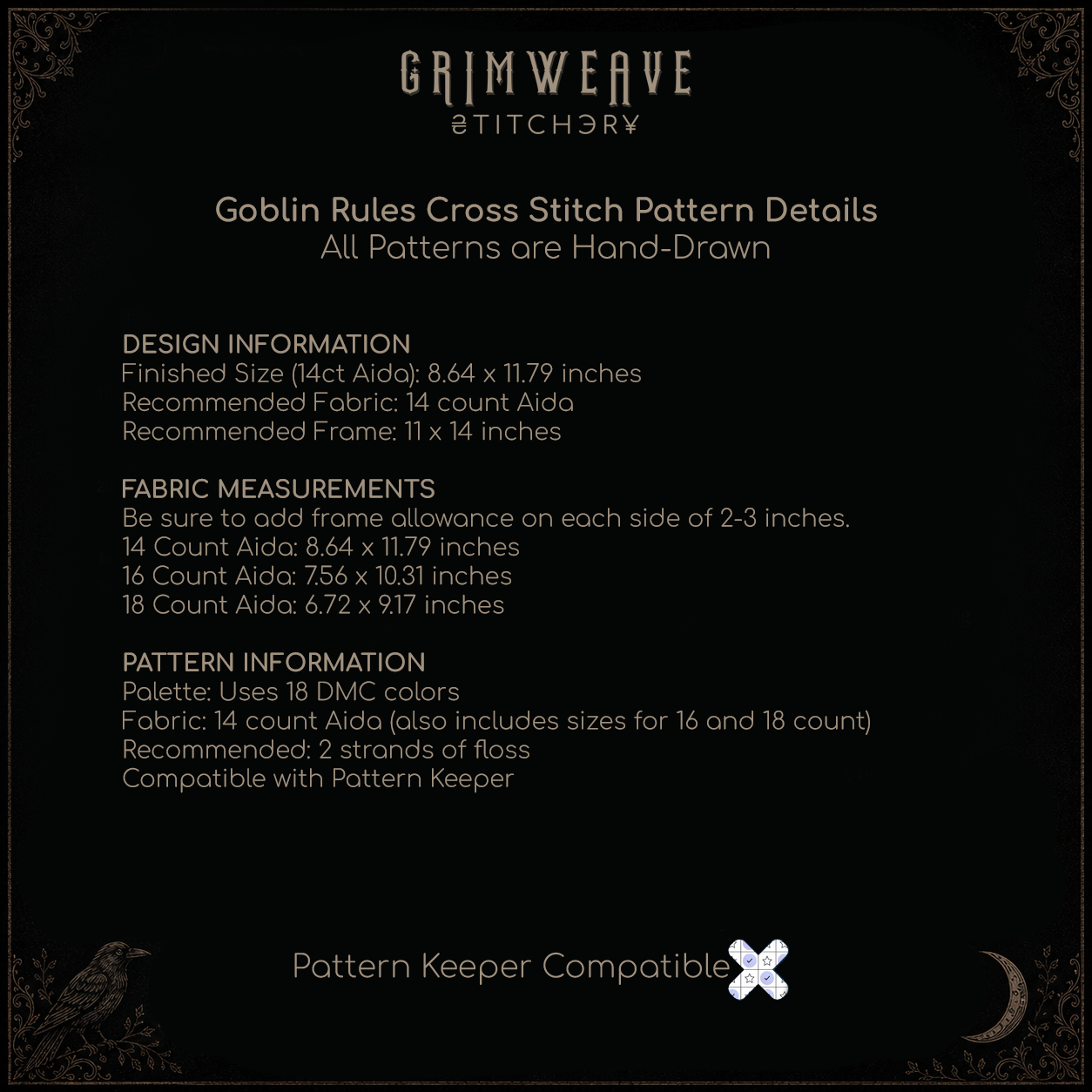 Goblins Rules Cross Stitch Pattern - Image 5
