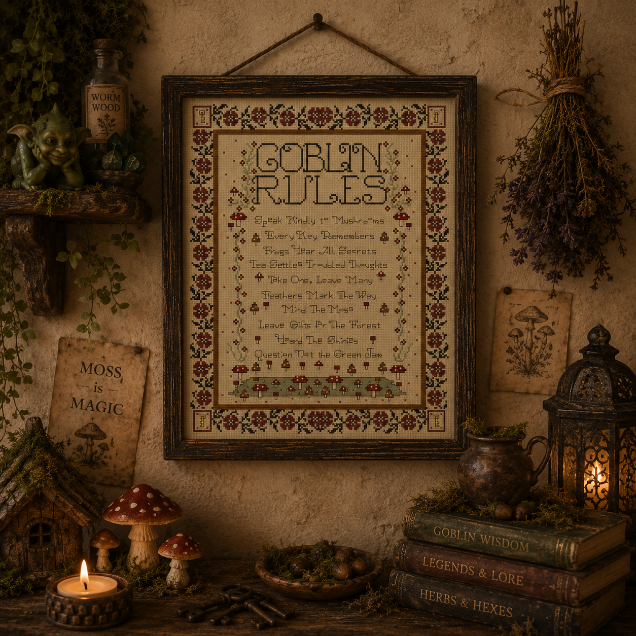 Goblins Rules Cross Stitch Pattern - Image 3