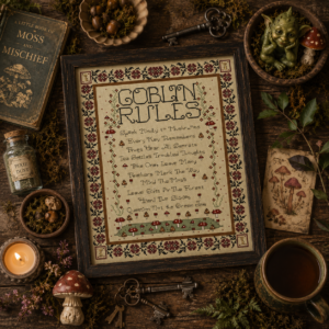 Goblins Rules Cross Stitch Pattern
